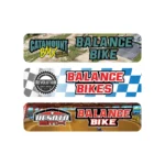 bmx balance bike trophy decals