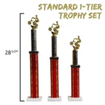 standard 1-tier BMX trophy set