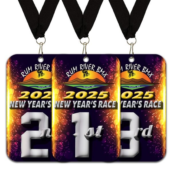 2025 New Year's Race Medallion. Set 2