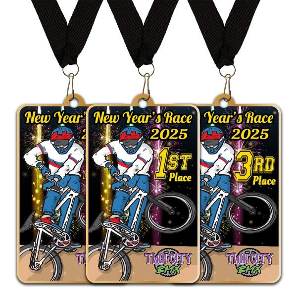 2025 New Year's Race Medallion. Set 3