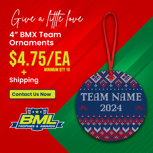 BMX Team Ornaments